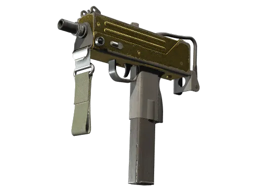 MAC-10 | Gold Brick (Well-Worn)