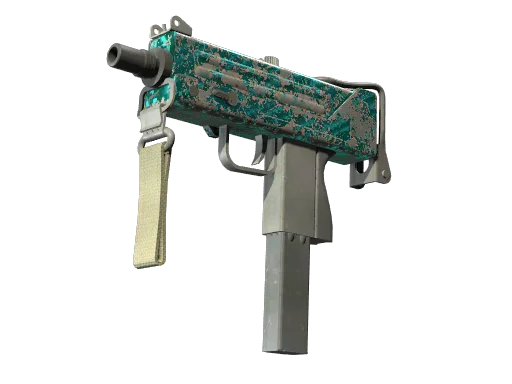 MAC-10 | Malachite (Well-Worn)