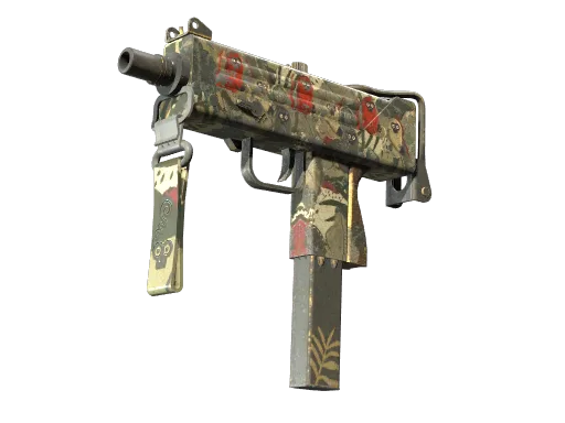 MAC-10 | Monkeyflage (Well-Worn)