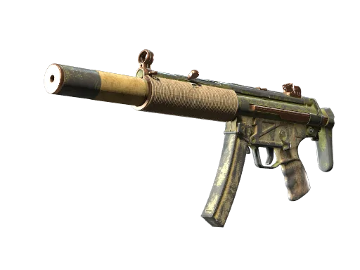 MP5-SD | Savannah Halftone (Battle-Scarred)