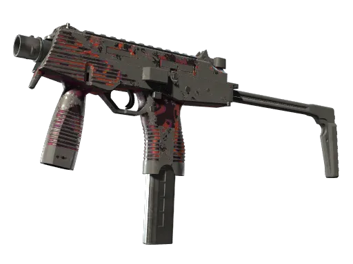 MP9 | Ruby Poison Dart (Well-Worn)