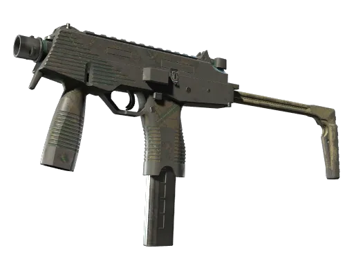 MP9 | Green Plaid (Well-Worn)