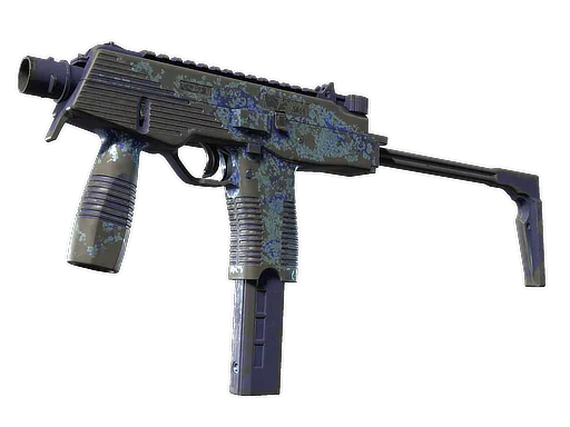 MP9 | Cobalt Paisley (Well-Worn)