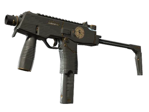 MP9 | Broken Record (Battle-Scarred)