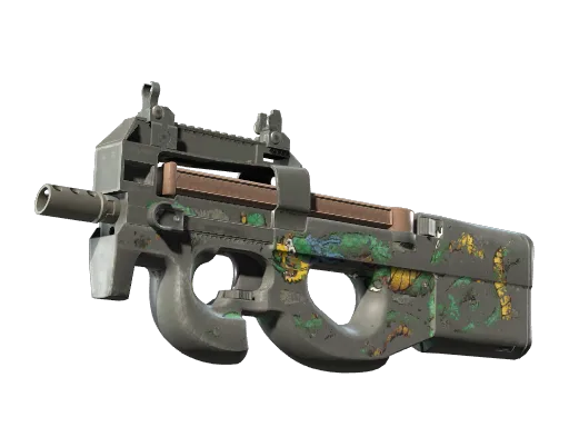 P90 | Emerald Dragon (Well-Worn)