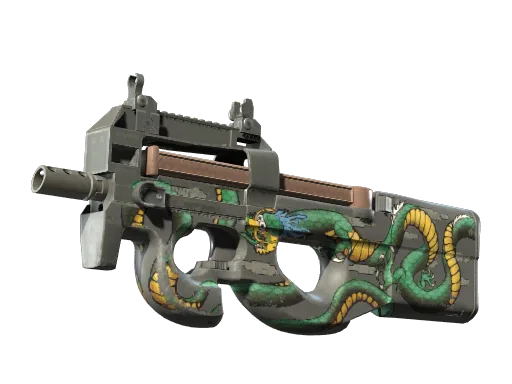 P90 | Emerald Dragon (Field-Tested)