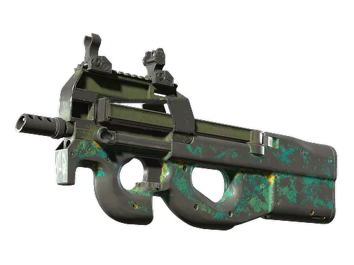 P90 | Mustard Gas (Well-Worn)