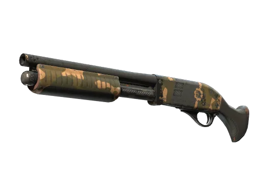 Sawed-Off | Black Sand (Well-Worn)