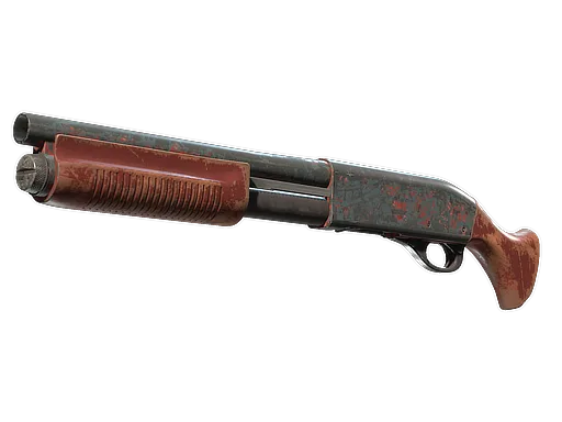 Sawed-Off | Crimson Batik (Well-Worn)