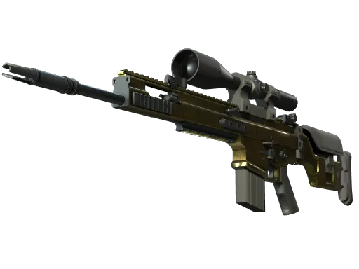 SCAR-20 | Brass (Well-Worn)
