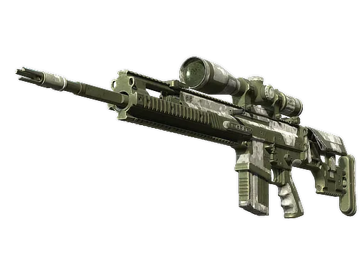 Souvenir SCAR-20 | Arctic Camo Panels (Well-Worn)