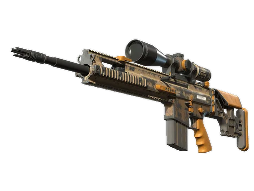 SCAR-20 | Short Ochre (Well-Worn)