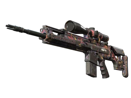 SCAR-20 | Poultrygeist (Well-Worn)