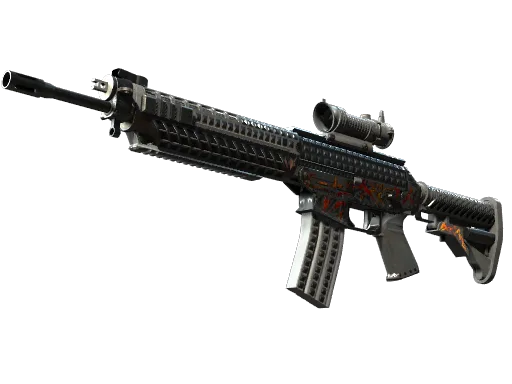 SG 553 | Heavy Metal (Field-Tested)