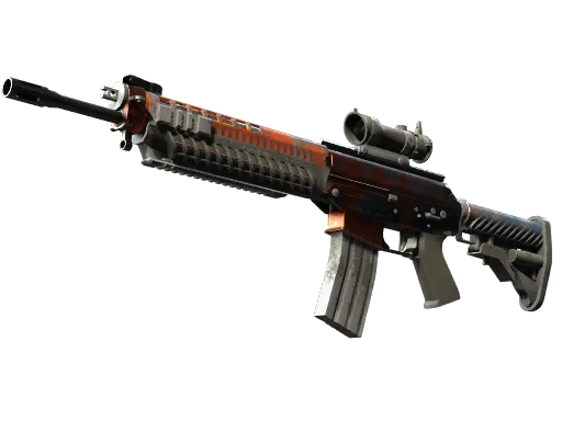 SG 553 | Danger Close (Well-Worn)