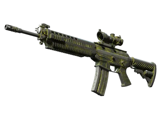 Souvenir SG 553 | Gator Mesh (Well-Worn)