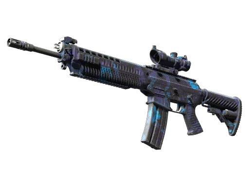 SG 553 | Aloha (Field-Tested)