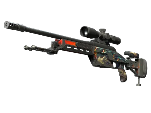 SSG 08 | Dragonfire (Well-Worn)
