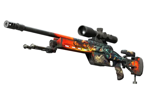 SSG 08 | Dragonfire (Field-Tested)