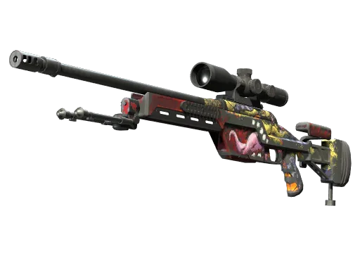 SSG 08 | Bloodshot (Battle-Scarred)