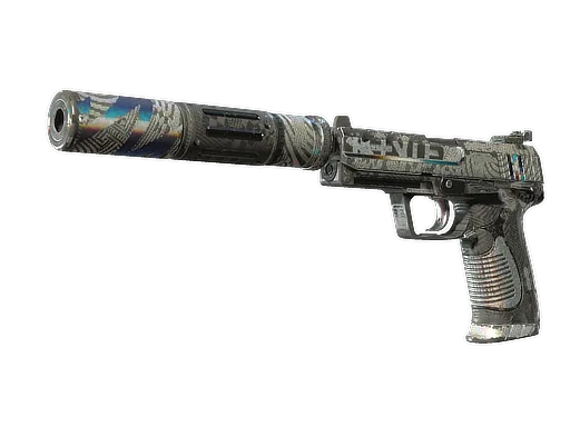 USP-S | Spiral Glitch (Well-Worn)