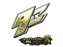 Sticker Slab | 9z Team (Gold) | Antwerp 2022