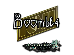 Sticker Slab | Boombl4 (Glitter) | Antwerp 2022