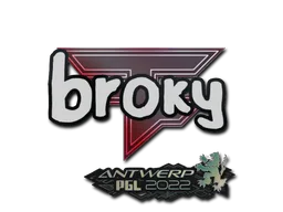 Sticker Slab | broky | Antwerp 2022