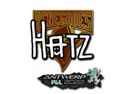 Sticker Slab | hatz (Glitter) | Antwerp 2022