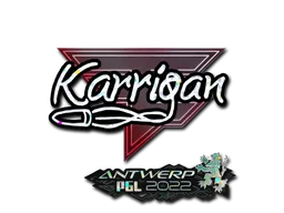 Sticker Slab | karrigan (Glitter) | Antwerp 2022