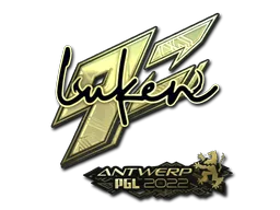 Sticker Slab | luken (Gold) | Antwerp 2022