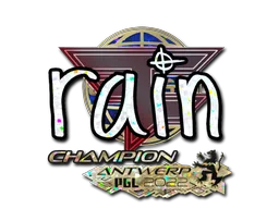 Sticker Slab | rain (Glitter, Champion) | Antwerp 2022