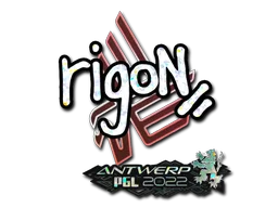 Sticker | rigoN (Glitter) | Antwerp 2022