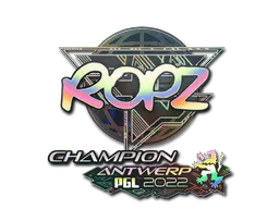 Sticker Slab | ropz (Holo, Champion) | Antwerp 2022