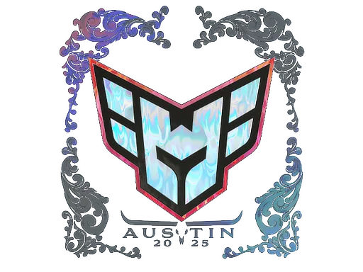 Sticker Slab | HEROIC (Holo) | Austin 2025