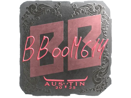 Sticker | Boombl4 (Foil) | Austin 2025