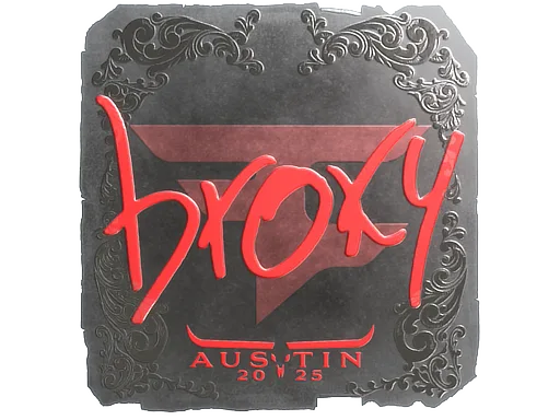 Sticker Slab | broky (Foil) | Austin 2025