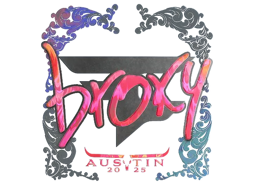 Sticker Slab | broky (Holo) | Austin 2025