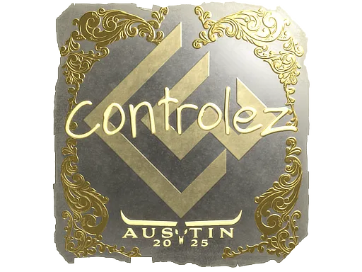 Sticker | controlez (Gold) | Austin 2025