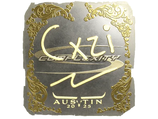 Sticker | Cxzi (Gold) | Austin 2025