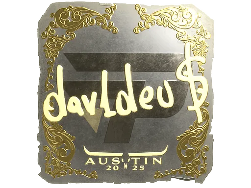 Sticker | dav1deuS (Gold) | Austin 2025