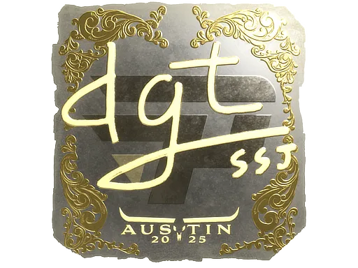 Sticker Slab | dgt (Gold) | Austin 2025