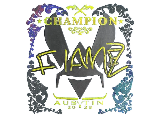 Sticker | FlameZ (Holo, Champion) | Austin 2025