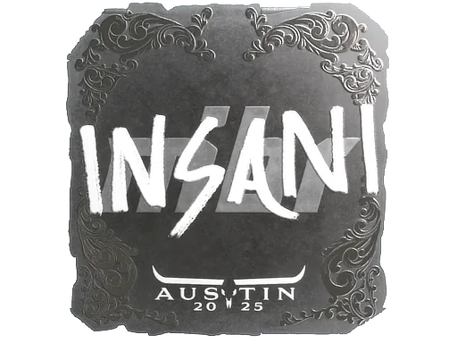 Sticker | insani (Foil) | Austin 2025