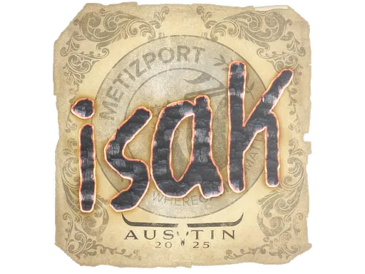 Sticker | isak | Austin 2025