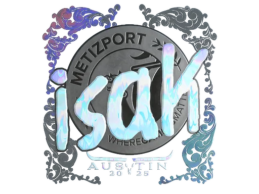 Sticker | isak (Holo) | Austin 2025