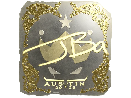Sticker | JBa (Gold) | Austin 2025