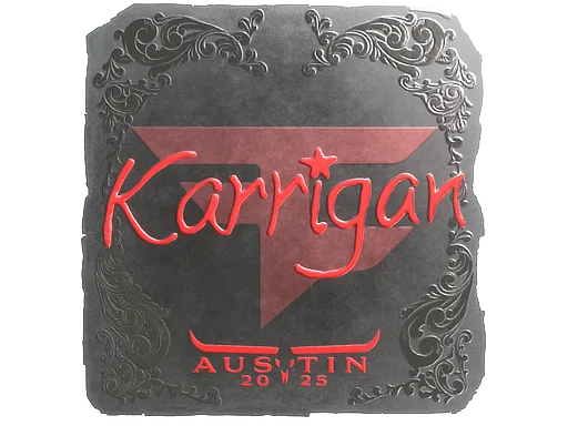 Sticker Slab | karrigan (Foil) | Austin 2025