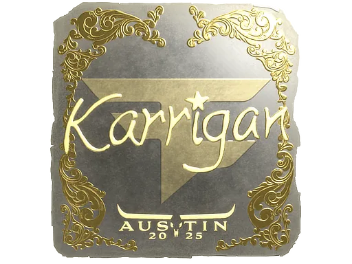 Sticker | karrigan (Gold) | Austin 2025