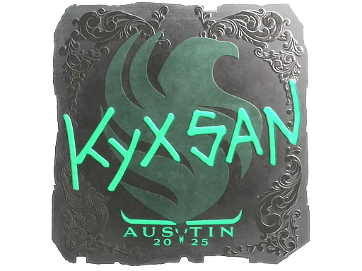 Sticker | kyxsan (Foil) | Austin 2025